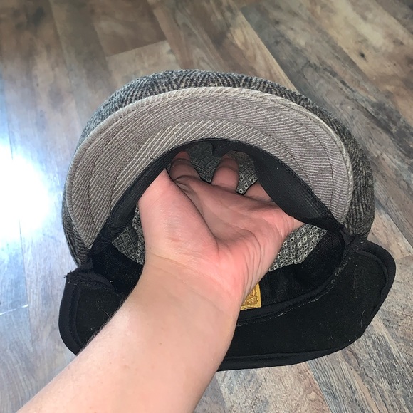 Old Country Road authentic wool blend vintage newsboy driver cap hat size L - Picture 4 of 5